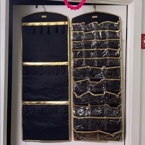 2 Joan Rivers 2 Sided Hanging Jewelry Organizers
